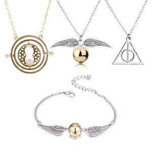 Pendentif Vif d'or - Harry Potter -  necklace 4 pièces