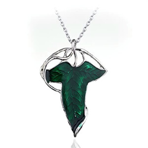 Pendentif Le Seigneur des anneaux verte
