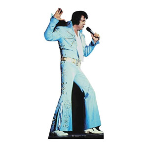 Pendentif Elvis Presley bleu ciel