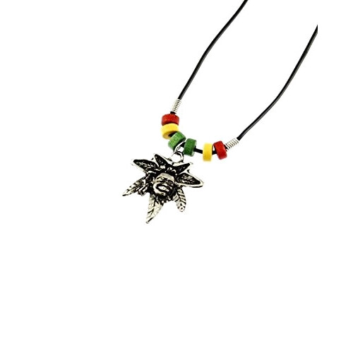 Pendentif Bob Marley noir/argenté variant 0 