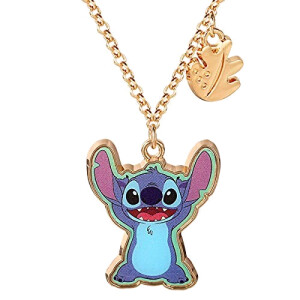 Pendentif Lilo - Stitch - doré