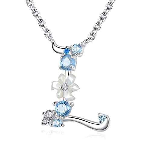 Pendentif One Piece bleu zircon 1.6x1.3 cm