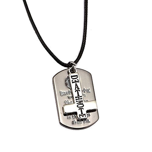 Pendentif Death Note rouge 3.7x2.3 cm