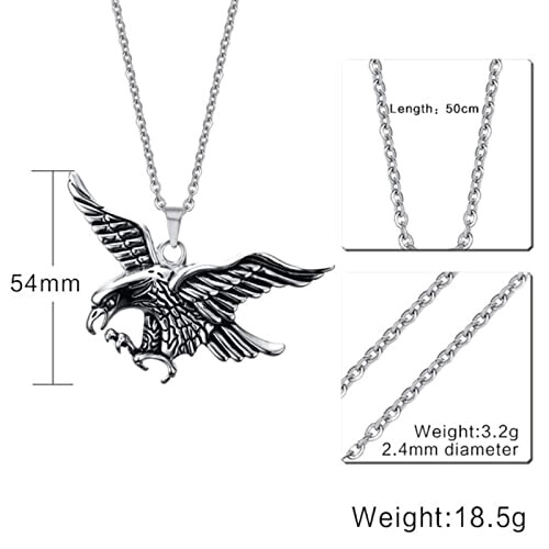 Pendentif Aigle steel variant 0 