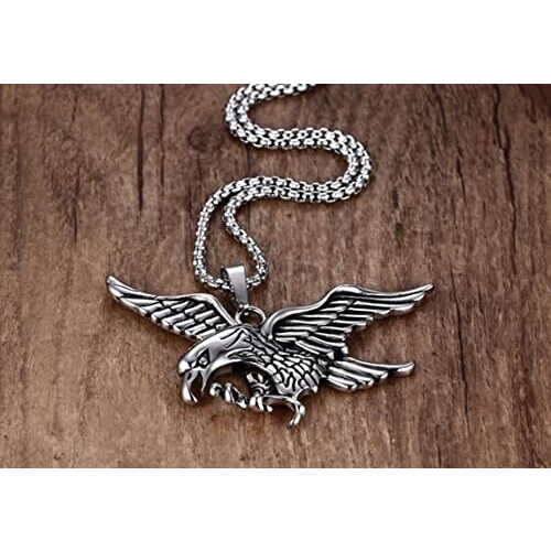 Pendentif Aigle steel variant 3 