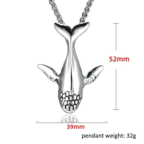 Pendentif Baleine argent variant 0 