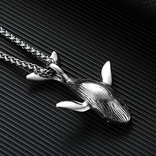 Pendentif Baleine argent variant 3 