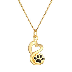 Pendentif Chien argentor plaqué or