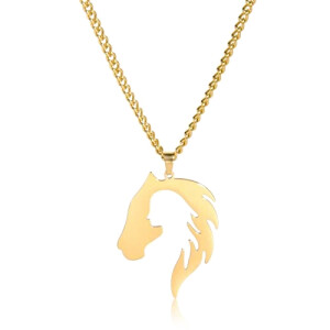 Pendentif Cheval style -or 28x36.3 mm