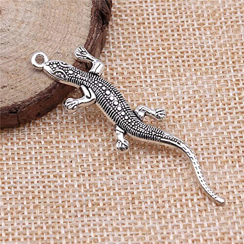 Pendentif Caméléon argent 56x15 mm variant 0 