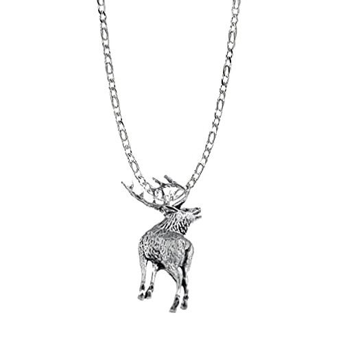 Pendentif Cerf argent