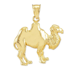 Pendentif Chameau doré