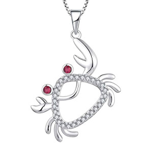 Pendentif Crabe argent 27x24 mm