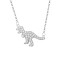 Pendentif Dinosaure argent - miniature