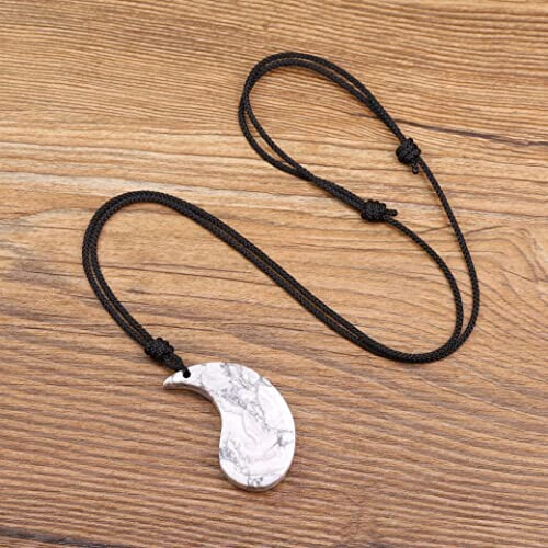 Pendentif Dragon noir & blanc 46x28 mm variant 3 