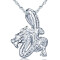 Pendentif Dragon argent-c 2.5x1.9 cm - miniature