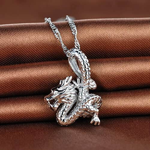 Pendentif Dragon argent-c 2.5x1.9 cm variant 0 