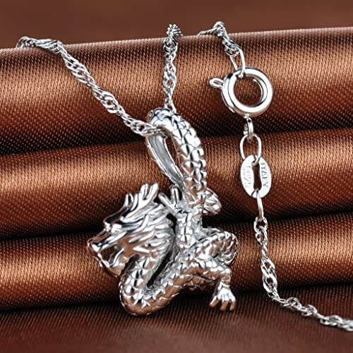 Pendentif Dragon argent-c 2.5x1.9 cm variant 1 