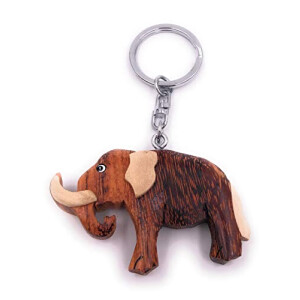 Pendentif Éléphant bois