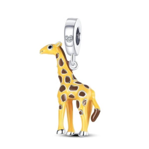 Pendentif Girafe jaune