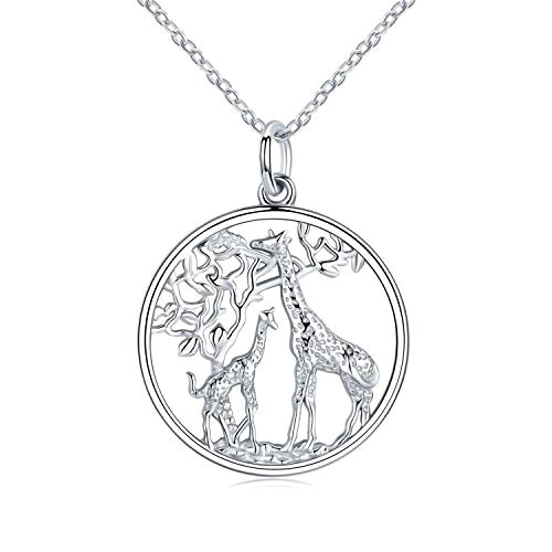 Pendentif Girafe argent 22x22 mm