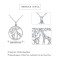 Pendentif Girafe argent 22x22 mm - miniature variant 4