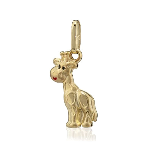 Pendentif Girafe jauneor 14.5x6.8 mm