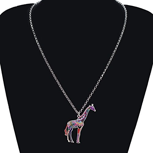 Pendentif Girafe violet variant 0 