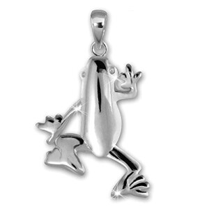 Pendentif Grenouille argent