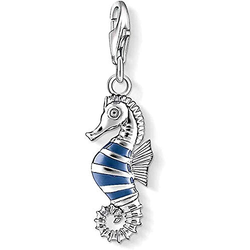 Pendentif Hippocampe bleu