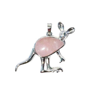 Pendentif Kangourou rose