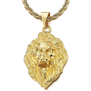 Pendentif Lion d'or