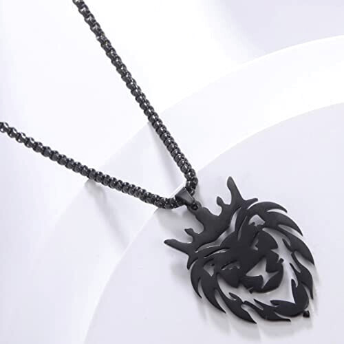 Pendentif Lion noir variant 0 