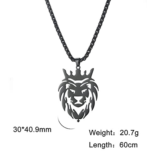 Pendentif Lion noir variant 4 