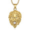 Pendentif Lion or plaqué - miniature