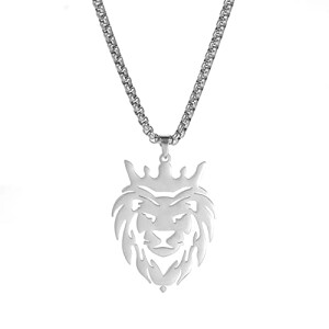 Pendentif Lion argent 3x3 cm