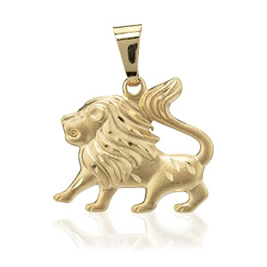 Pendentif Lion jauneor 14.0x16.0 mm