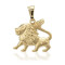 Pendentif Lion jauneor 14.0x16.0 mm - miniature