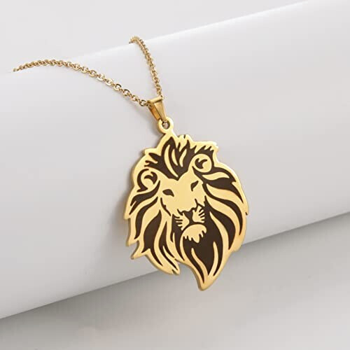 Pendentif Lion doré variant 0 