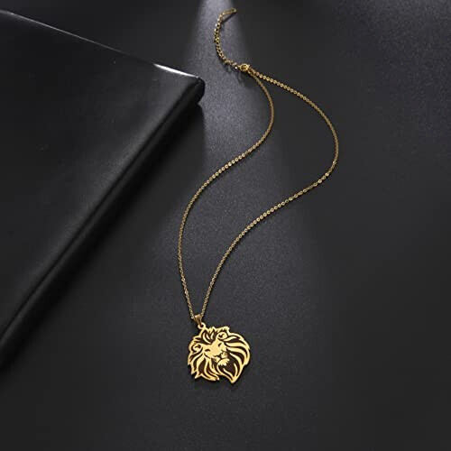 Pendentif Lion doré variant 4 