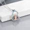 Pendentif Loup collier fille  plaqué or 3x2 cm - miniature variant 1