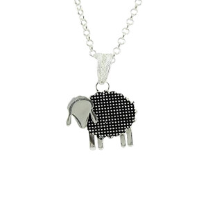 Pendentif Mouton argent 25x20 mm