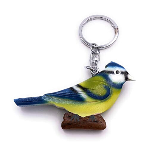 Pendentif Mésange - Oiseau - bois variant 0 