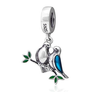 Pendentif Oiseau argent 14.7x10.6 mm