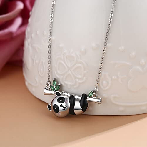 Pendentif Panda argent variant 1 