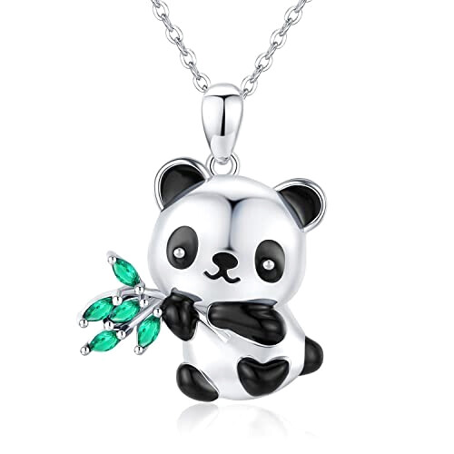 Pendentif Panda argent 2.1x2 cm