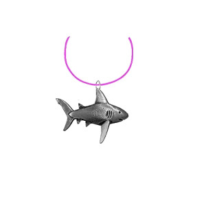 Pendentif Requin rose
