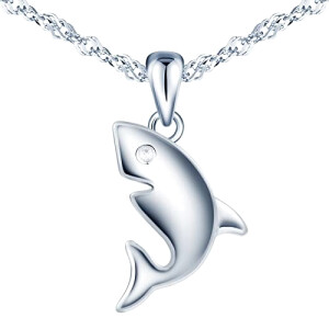 Pendentif Requin argent 1.8x0.8 cm