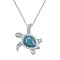 Pendentif Tortue zircon 2.6x3.0 cm - miniature