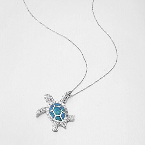 Pendentif Tortue zircon 2.6x3.0 cm variant 2 